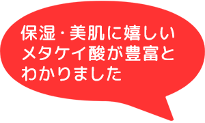 保湿・美肌に嬉しいメタケイ酸